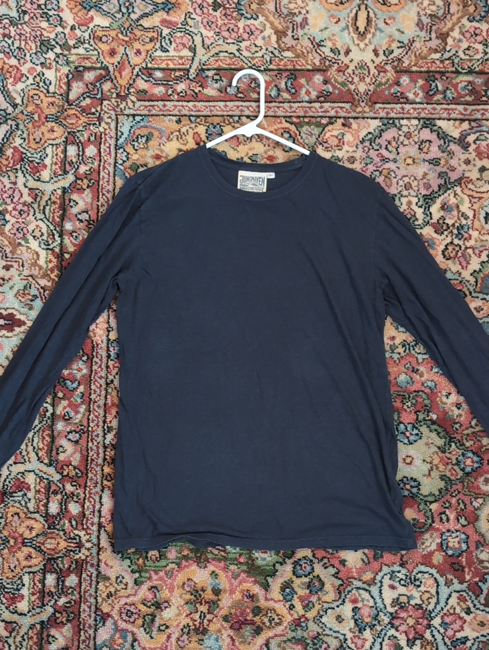 Jungmaven Long-Sleeve Crewneck Shirt - Navy